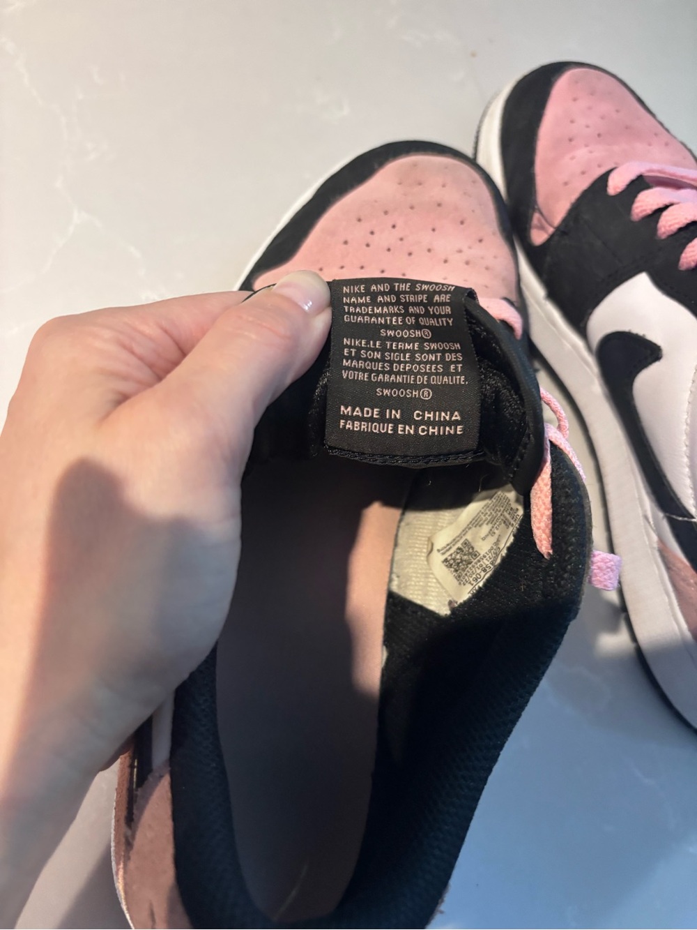 Nike Air Jordan 1 Low “Pink Wash” Sneakers – Women’s Size 7 - Picture 8 of 12